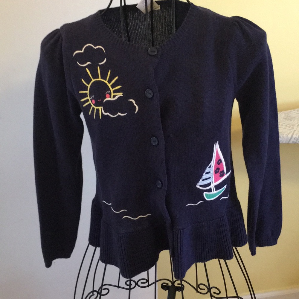 Navy sweater